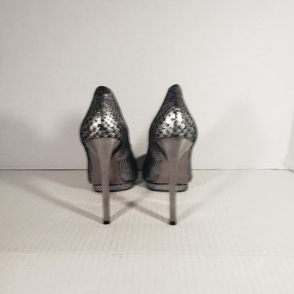 Women's BCBGMAXAZRIA 5in Snake Print Heels - Picture 5 of 6